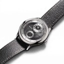 Pánské hodinky Farasute Regulateur Luxusní s ručním nátahem a gilošovaným ciferníkem Voděodolné 5 bar Průměr 39 mm Ocel 316L Kožený řemínek 14