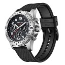 Pánské hodinky NORTH EDGE MACH 2 se solárním nabíjením a tachymetrem 22 mm černý textilní řemínek Nerezová ocel Pro outdoor a volný čas 2