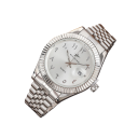 Pánske hodinky z nerezovej ocele 40–44 mm Elegantné obchodné hodinky Quartz Arabské číslice Náramok 22–23 cm Klasický štýl 8