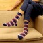 Pánske kockované ponožky A2485 1