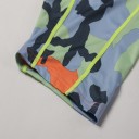 Pánské kompresní kraťasy s armádním vzorem Polyester spandex 5