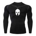 Pánské kompresní tričko F1806 Polyester spandex 3