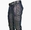 Pánské kožené kalhoty F1564 4