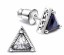Pánské náušnice - Trojúhelník se zirkonem J3357 3
