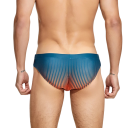 Pánske slipové plavky Na šnúrku Duhové Polyester Spandex Rýchloschnúce Elastické Športové plavky na pláž i bazén 2