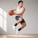 Pánske športové ponožky savé a protišmykové Vlnené Nad kotník Na basketbal a badminton Bežecké i outdoorové 5