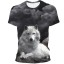 Pánské tričko s potiskem vlka T2081 3
