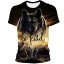 Pánske tričko s potlačou vlka T2081 2