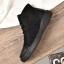 Pánske zimné kožené topánky na šnurovanie J1544 13