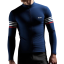Pánský cyklistický dres s dlouhým rukávem na zip pro cyklistiku, sport a volnočasové aktivity 3