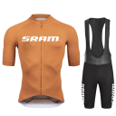 Pánský cyklistický set dres s krátkým rukávem a kraťasy s laclem sportovní cyklo souprava na kolo pro cyklistiku sport a trénink 2