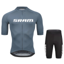 Pánský cyklistický set dres s krátkým rukávem a kraťasy sportovní cyklo souprava na kolo sport a trénink 4