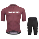 Pánský cyklistický set dres s krátkým rukávem a kraťasy sportovní cyklo souprava na kolo sport a trénink 2
