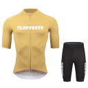 Pánský cyklistický set dres s krátkým rukávem a kraťasy sportovní cyklo souprava na kolo sport a trénink 3