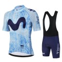 Pánský cyklistický set – dres s krátkým rukávem na zip a kraťasy s laclem, prodyšný a rychleschnoucí, pro cyklistiku a sport 2