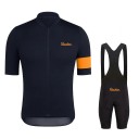 Pánsky cyklistický set Dres s krátkym rukávom a celým zipom Laclové kraťasy s vycpávkou Pružný materiál 80% polyester a 20% spandex Na kolo 5