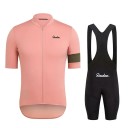 Pánsky cyklistický set Dres s krátkym rukávom a celým zipom Laclové kraťasy s vycpávkou Pružný materiál 80% polyester a 20% spandex Na kolo 3