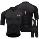 Pánsky cyklistický set RAUDAX dres a laclové kraťasy Krátky rukáv Zip Zadné kapsy Priedušný materiál Lycra spandex a polyester Na bicykel 1