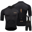 Pánský cyklistický set RAUDAX dres a laclové kraťasy Krátký rukáv Zip Zadní kapsy Prodyšný materiál Lycra spandex a polyester Na kolo 1