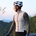 Pánský cyklistický sportovní dres s dlouhým rukávem na zip do chladnějšího počasí pro cyklistiku, sport a venkovní aktivity 4