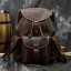 Pánský kožený batoh E1146 7