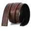 Pánský kožený pásek bez spony L496 1