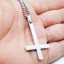 Pánský náhrdelník obrácený kříž 2