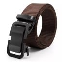 Pánsky nylonový opasok 120 x 3,5 cm Pevný nastaviteľný opasok s automatickou kovovou prackou Outdoor športový štýl Ľahký na každodenné 4