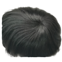 Pánský příčesek tupé 15,2 cm s hustotou 140 % Rozměr 15,2 x 22,9 cm Jemné monofilní lidské vlasy Přírodní černá barva Náhrada vlasů pro muže 2