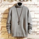 Pánský svetr s rolákem F195 4 Pánský svetr s rolákem F195 4