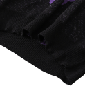 Pánský svetr s výstřihem do O Stylový pletený svetr se vzorem kostry Dlouhý rukáv Moderní podzimní zimní svetr Polyester Různé barvy 6