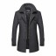 Pánský zimní vlněný kabát S61 4