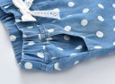 Pantalón corto niña lunares - Azul 3
