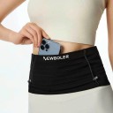 Pantalon de alergare elastic de 13 cm Curea sportivă fără cusături pentru mobil și chei Curea pentru alergare maraton și triatlon 6