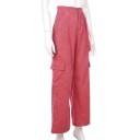 Pantalones cargo de mujer color rosa 5