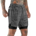 Pantalones cortos 2 en 1 para hombre 37