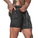 Pantalones cortos 2 en 1 para hombre 31