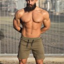 Pantalones cortos de algodón para hombre A861 1