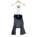 Pantalones cortos de ciclismo para hombre con tirantes anchos y parte trasera de malla de tejido estructurado para bicicleta 3
