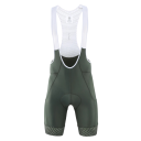 Pantalones cortos de ciclismo para hombre con tirantes y panel de malla poliéster elastano lycra corte ergonómico para montar en bicicleta 1
