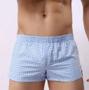 Pantalones cortos de cuadros para hombre A2477 3
