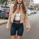 Pantalones cortos de mujer con cinturón 6