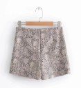 Pantalones cortos de mujer con estampado de serpiente A709 9
