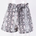 Pantalones cortos de mujer con estampado de serpiente 8