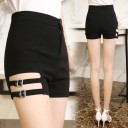 Pantalones cortos de mujer con hebillas A714 3