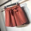 Pantalones cortos de mujer con lazo 7