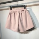 Pantalones cortos de mujer con lazo 2