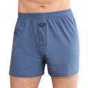 Pantalones cortos de pijama para hombre de color sólido con cintura elástica de algodón para uso doméstico cómodo, dormir y descansar 2