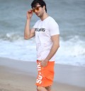 Pantalones cortos de verano para hombre - Naranja 2