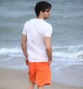 Pantalones cortos de verano para hombre - Naranja 3